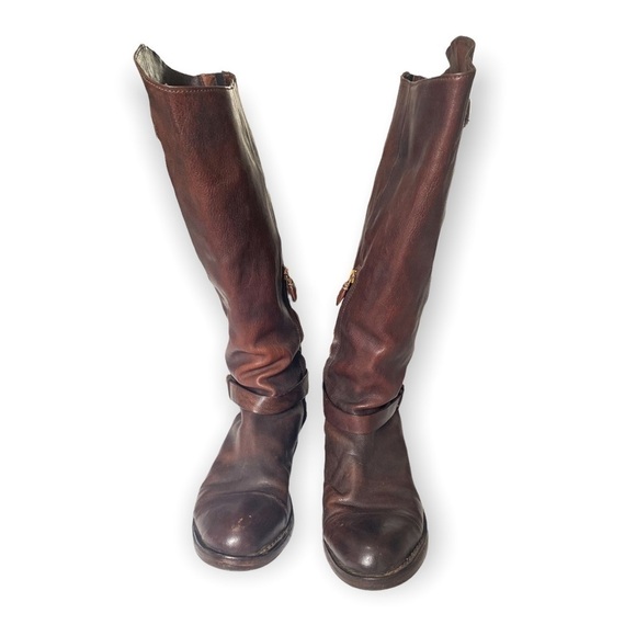 Rag & Bone Abbey  distressed brown riding boots Size 40EU - Picture 3 of 15